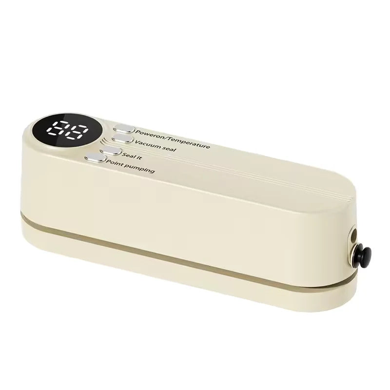 Vacuum Sealer | Cordless Handheld Bag Sealer with Digital Display