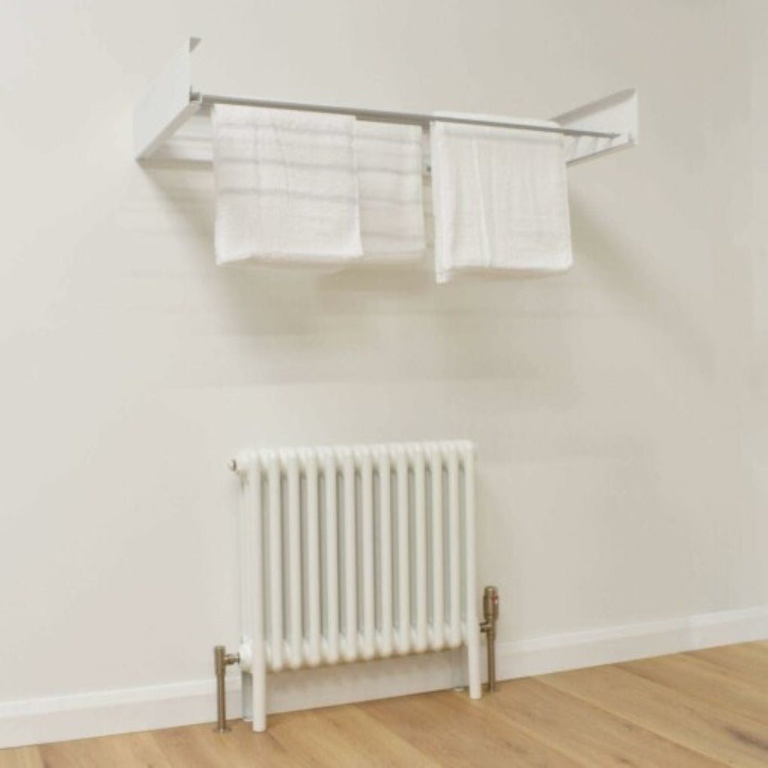 Wall-Mounted Drying Rack Foldable Stainless Steel Aluminium with 5 Bars