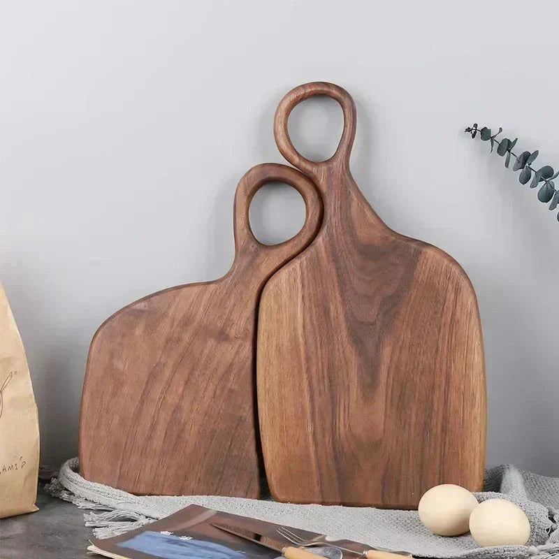 Walnut Chopping Board 35 x 25 x 2 cm | Double-Sided Design | Knife-Friendly Surface That Preserves Blade Sharpness