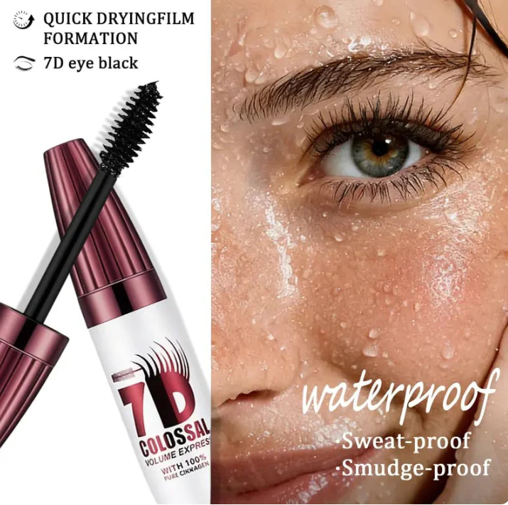 Waterproof Mascara for Sensitive Eyes & Contact Lens Wearers | Clump-Free Buildable Volume | 24-Hour Smudge-Proof Curl