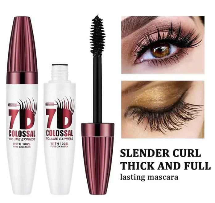 Waterproof Mascara for Sensitive Eyes & Contact Lens Wearers | Clump-Free Buildable Volume | 24-Hour Smudge-Proof Curl