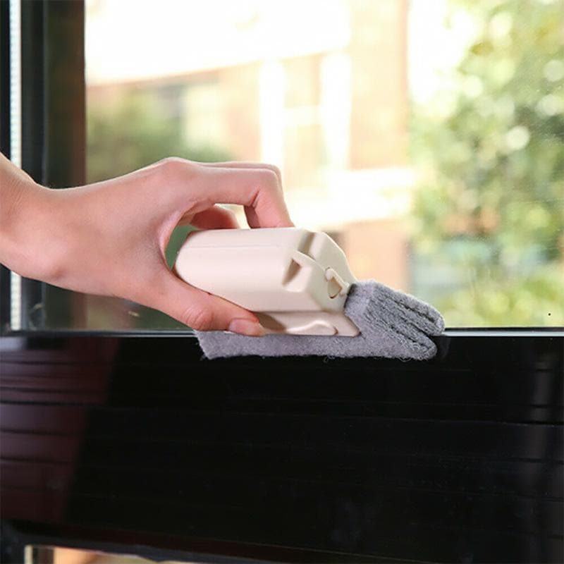 Window Cleaning Brush | Groove And Track Cleaning Tool