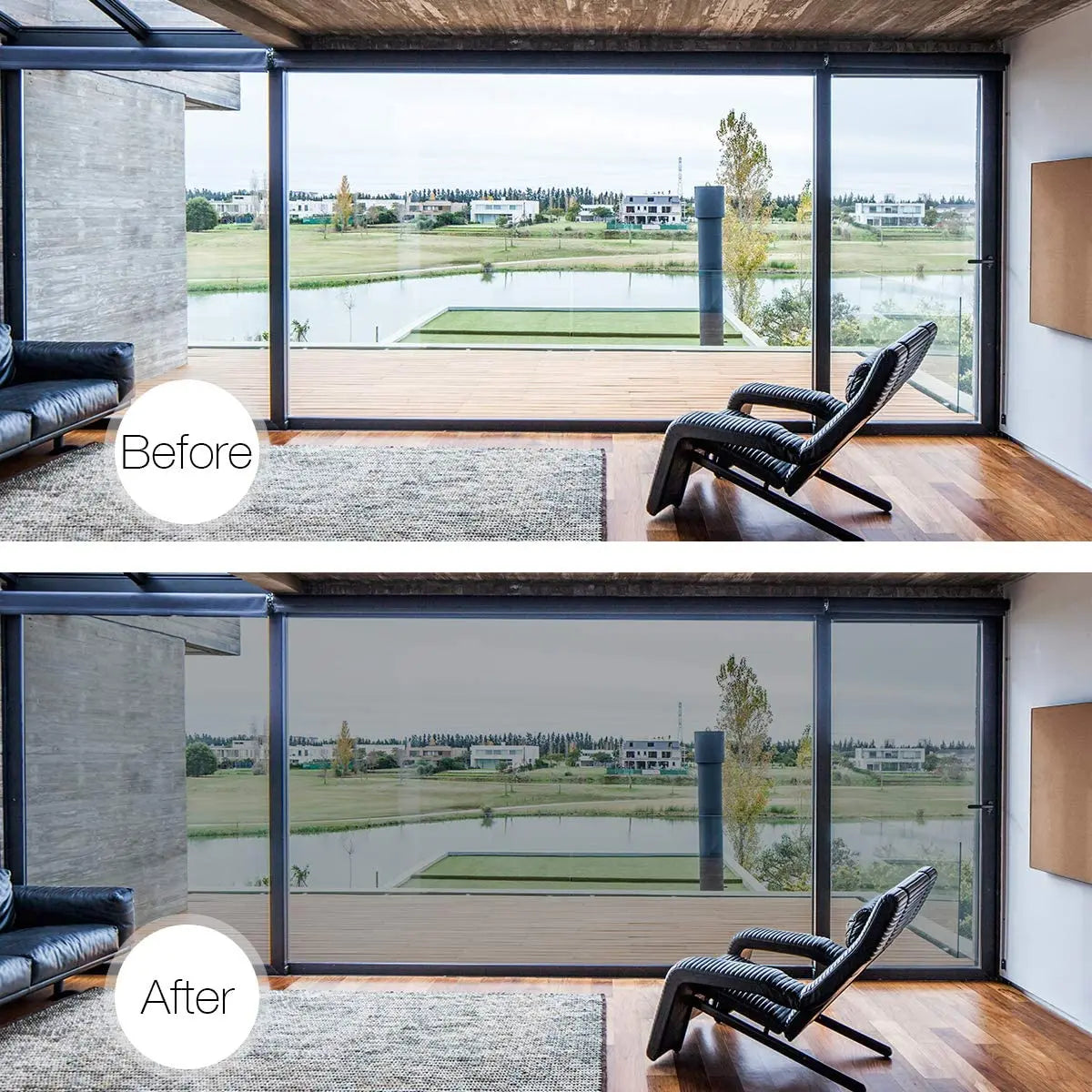 Window Insulation Film PET | Heat Reflective, Self-Adhesive & Reusable | Reduces Heat Loss & Boosts Daytime Privacy