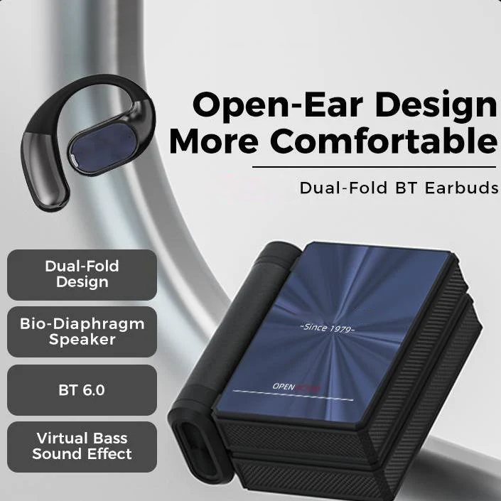 Wireless Bluetooth Earbuds Bluetooth 6.0 | IPX5 Waterproof Sports Design | Long Battery Life with Charging Case