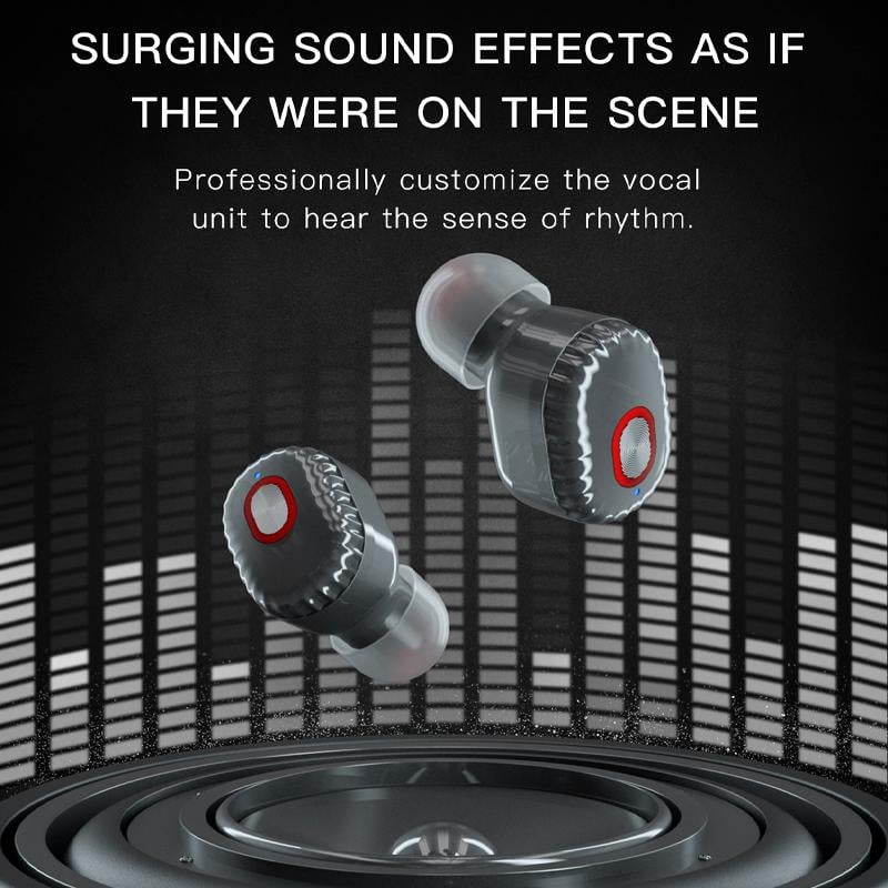Wireless Earbuds Bluetooth 5.1 Sweatproof Fast Charging with 10 m Range