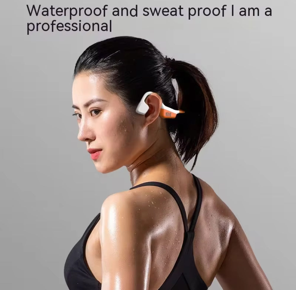 Wireless Sports Earbuds | Open-Ear Bone Conduction, Secure Wraparound Fit