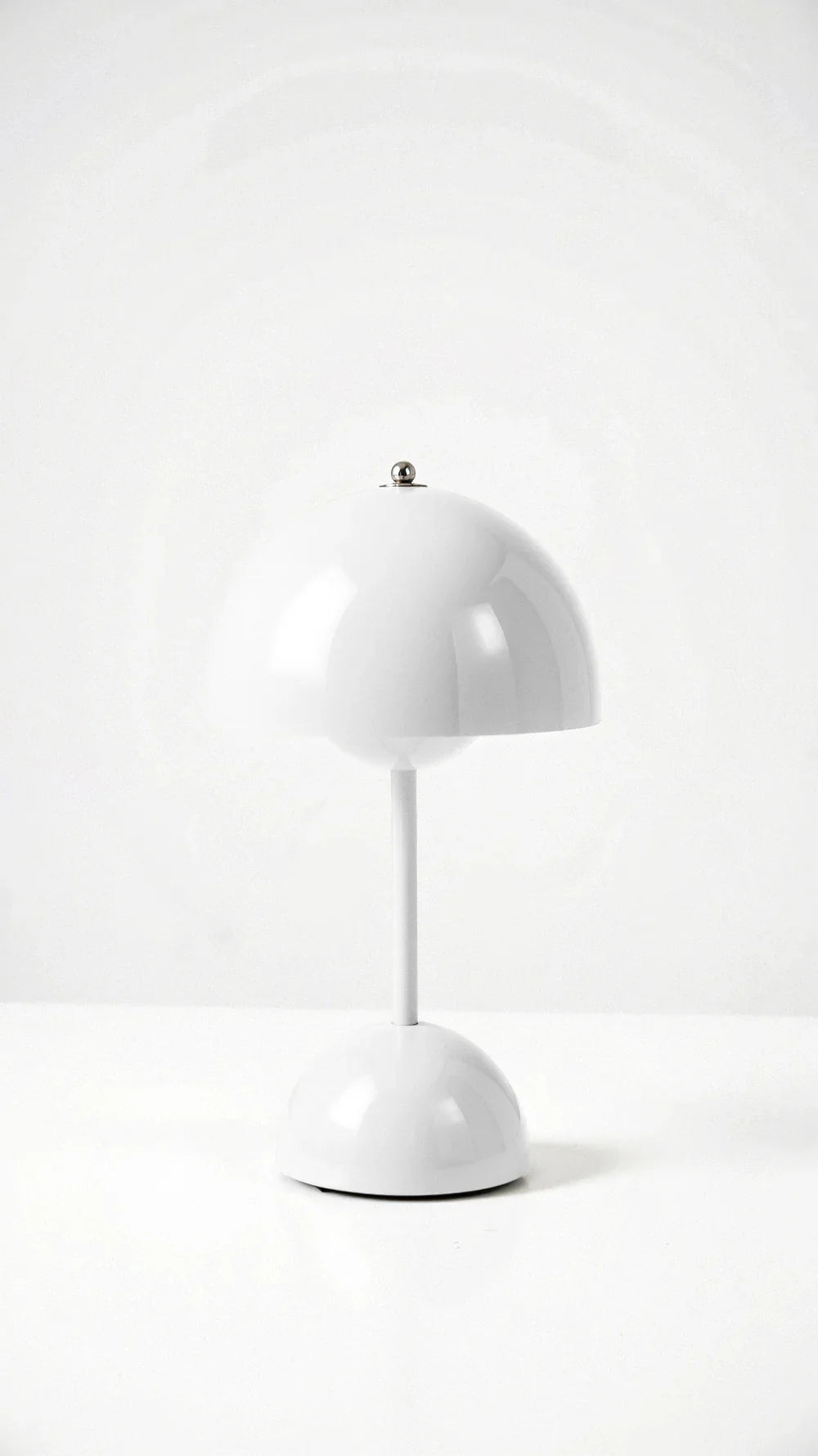 Wireless Table Lamp | Domed Shade, Inner Sphere Diffuser
