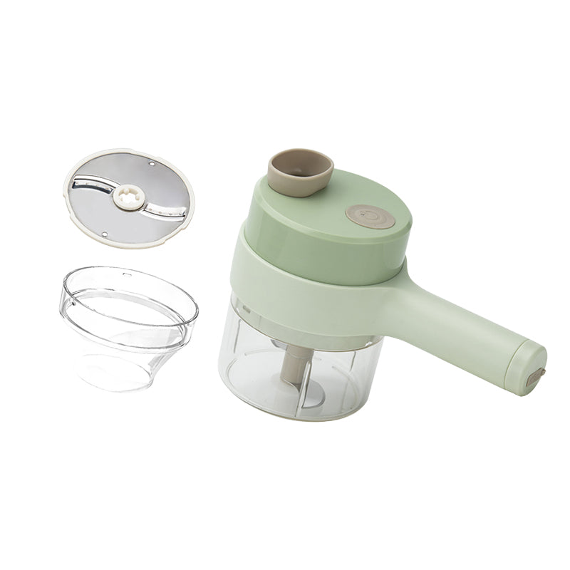 Wireless Vegetable Chopper | One-Button Electric Food Processor | USB Rechargeable 800mAh Battery, IPX5 Waterproof