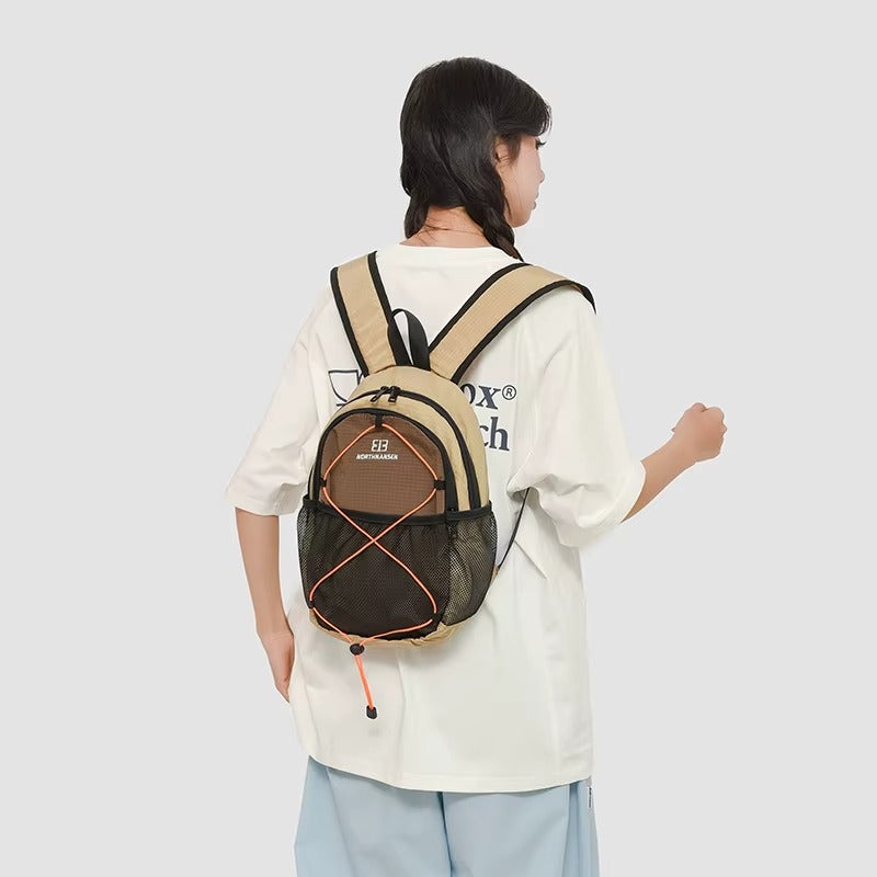 Women's ActiveLife Lightweight Color Block Design Backpack - Nylon - Water-Repellent - Adjustable