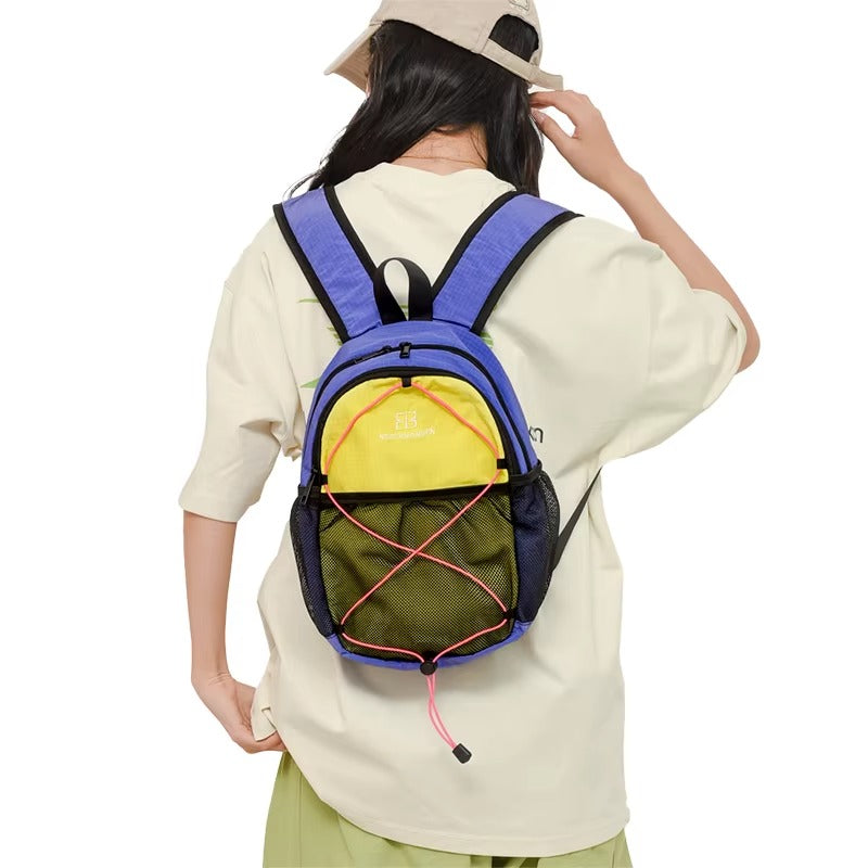 Women's ActiveLife Lightweight Color Block Design Backpack - Nylon - Water-Repellent - Adjustable