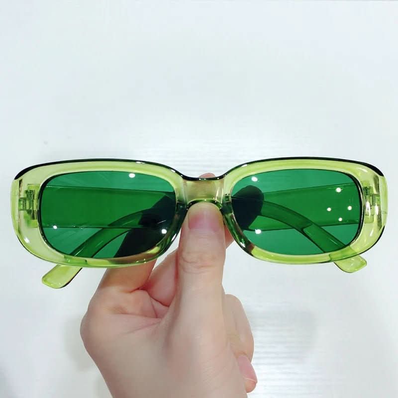 Women's Rectangular Sunglasses - Polycarbonate - UV400 Protection - Glare-Free