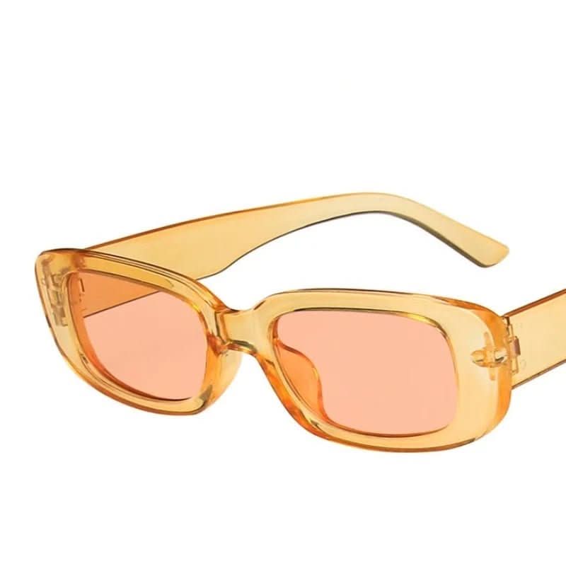 Women's Rectangular Sunglasses - Polycarbonate - UV400 Protection - Glare-Free