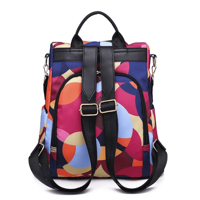 Women's SecurePack Waterproof Travel Backpack - Nylon - Anti-Theft - Convertible - Delveno