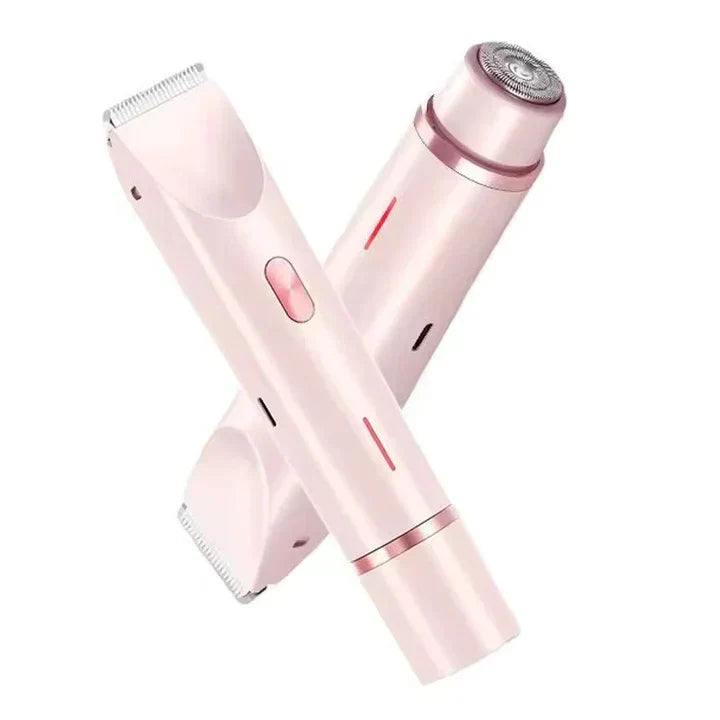 Women's Shaver for Face and Body | 2 Interchangeable Heads, IPX7 Waterproof | USB-C Cordless, Irritation-Free Finish