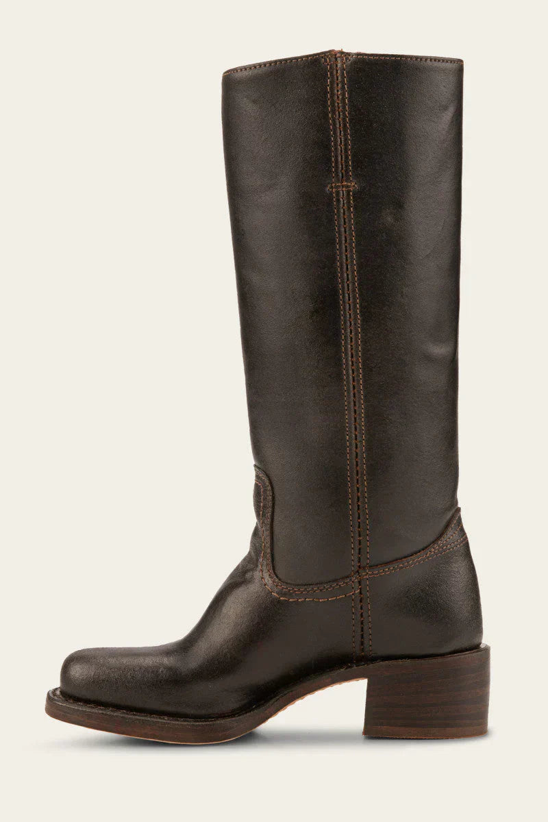 Women's Western Leather Cowboy Boots - Pointed Toe - Mid-Calf