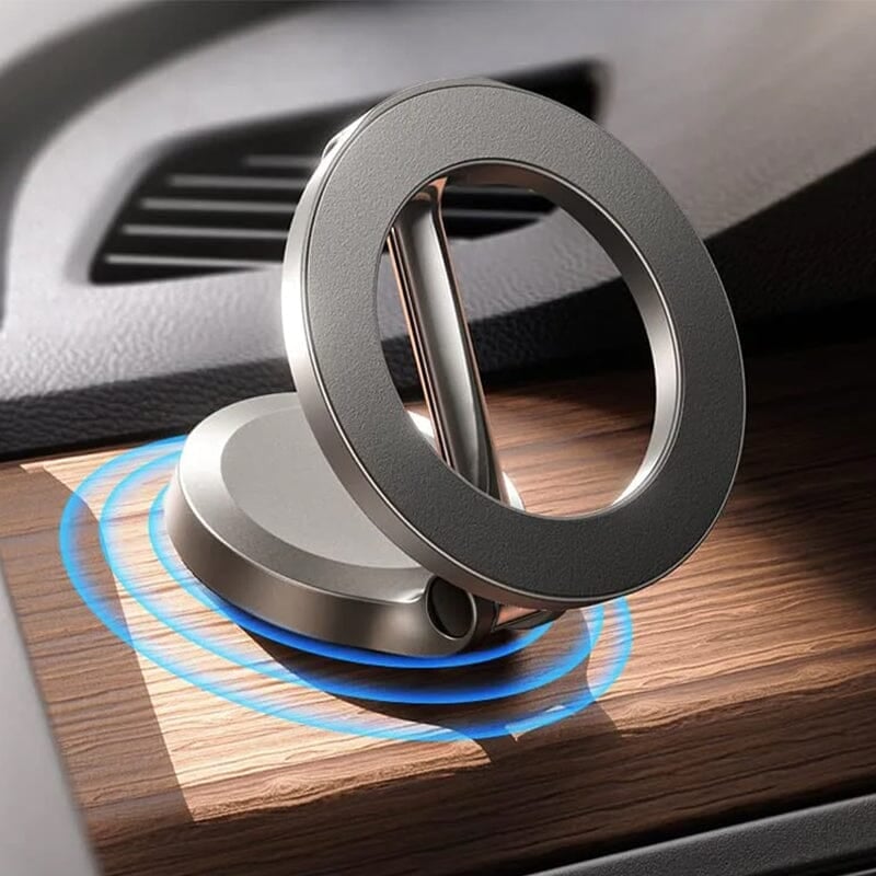 Magnetic Phone Holder 360 Degree Rotation | Dashboard Mount, Strong Grip, Easy Adjust | Universal Fit for All Phone Models 4