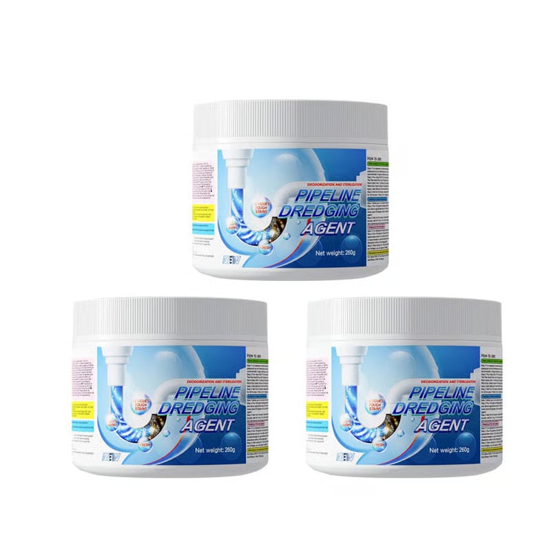 Granular Drain Cleaner Fast-Acting Non-Corrosive with Protective Coating 12
