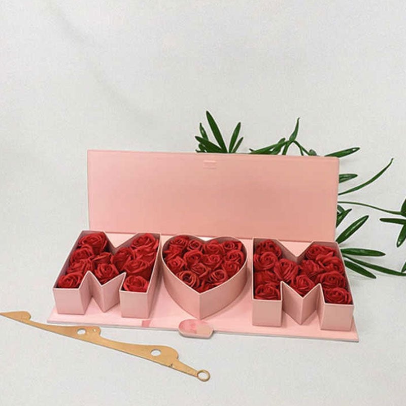Letter Gift Box Rectangular Composite Cardboard with Hot-Stamped Finish 1