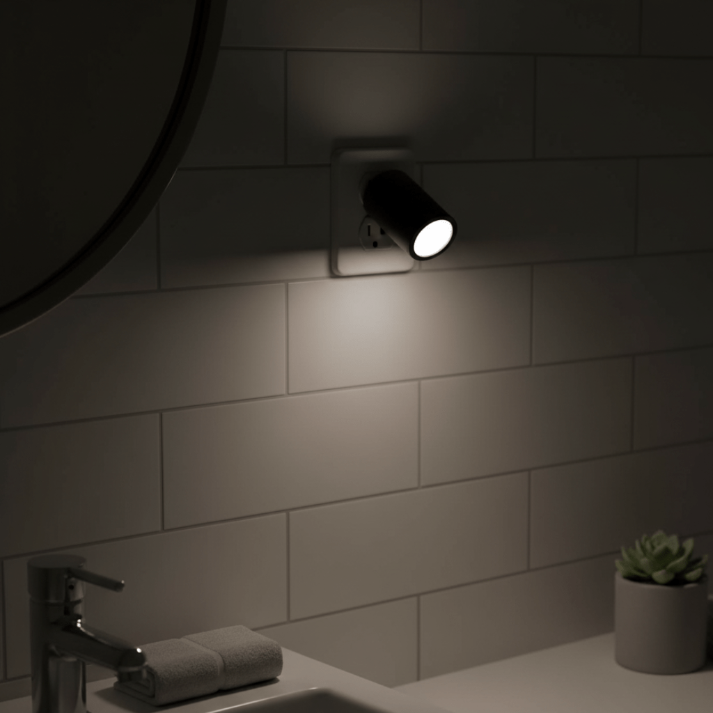 Plug-In Night Lamp Dimmable Energy-Saving Warm with Day-Night Sensor 2