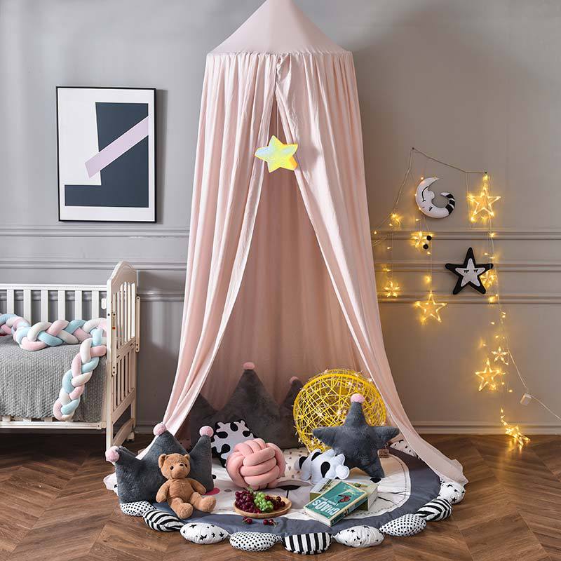 Blackout Bed Canopy Polyester | Soft, Breathable & Light-Blocking Fabric | Cosy Hideaway for Kids' Play and Sleep Spaces 5