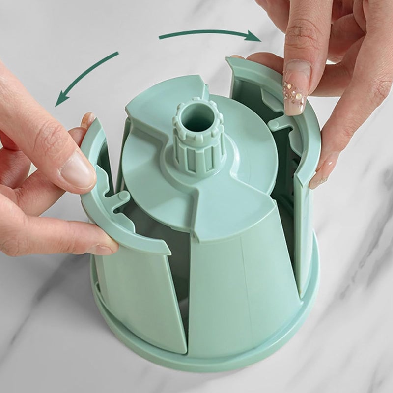 Vegetable Cutter Slicer Rotary Multi-Purpose Hand Crank with Suction Base 9