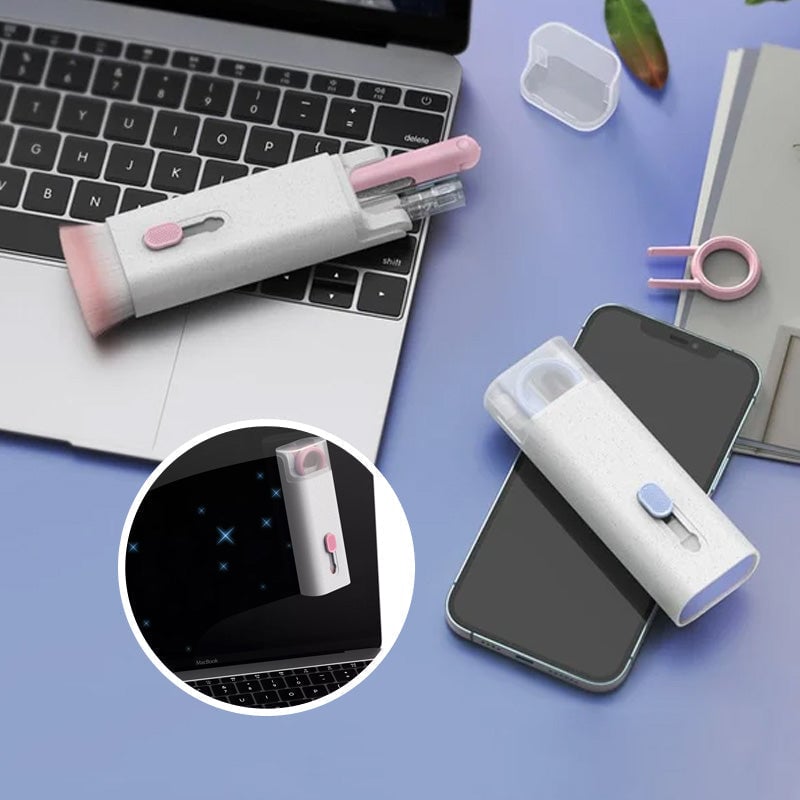 Electronics Cleaner Kit 7-in-1 Screen Keyboard with Magnetic Storage Brush 12