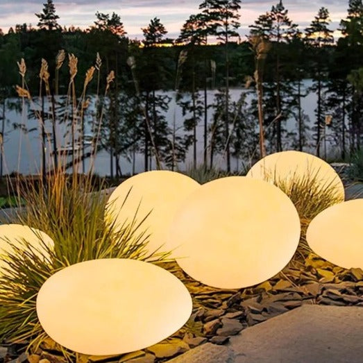 Outdoor House Light Stone Rechargeable LED Weatherproof with 16 Colour Modes 7